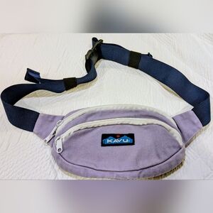 Kayu Purple Canvas Fanny Pack